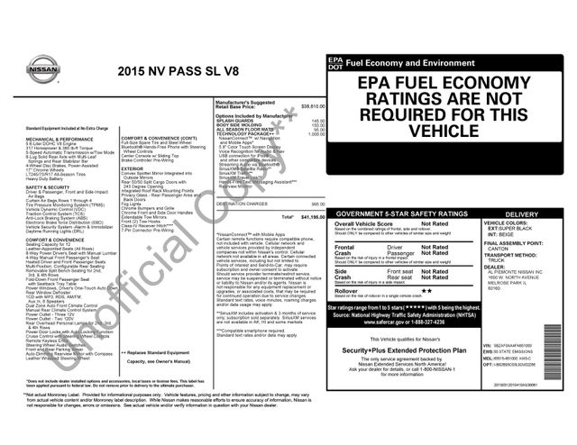 nissan nv passenger 2015 5BZAF0AA4FN851000 image nissan nv passenger 2015 5BZAF0AA4FN851000 image